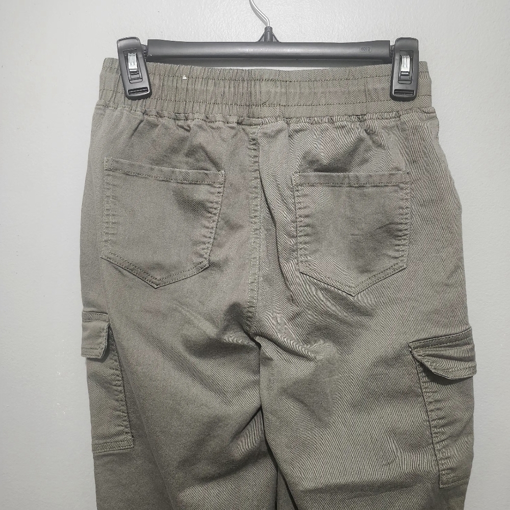 Telepatia Womens Olive Green Cargo Jogger Pants Size 27 - Picture 5 of 7